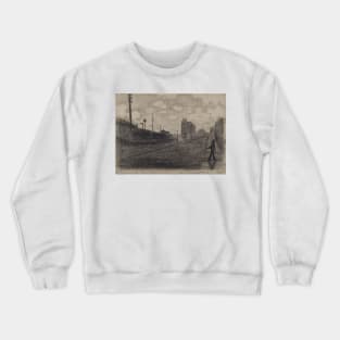 Rue Vercingetorix by Paul Signac Crewneck Sweatshirt